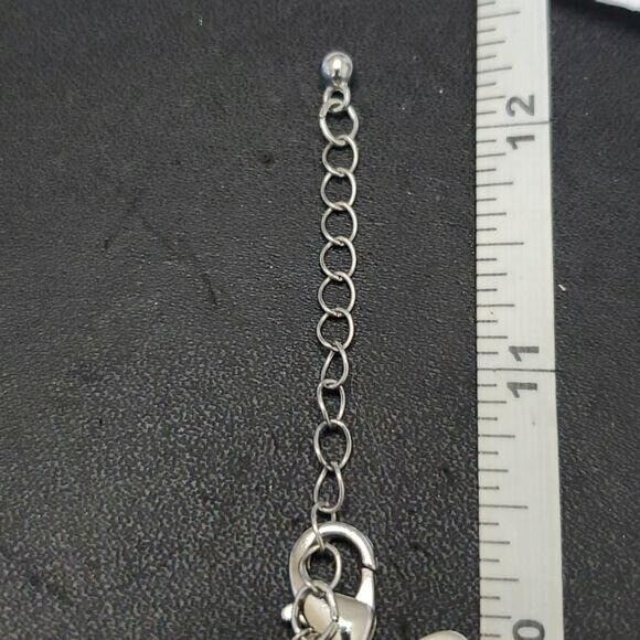 *Sale* Charming Charlie silver tone triple layer pearl necklace - Picture 10 of 12